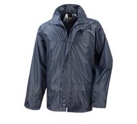 Result Jacket Rain Waterproof Windproof Coat Hooded Zip Snap Buttons Breathable