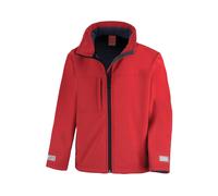Result Junior classic softshell 3-layer jacket R121Y - Kids, Inner storm flap
