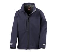 Result Junior classic softshell 3-layer jacket R121Y - Kids, Inner storm flap
