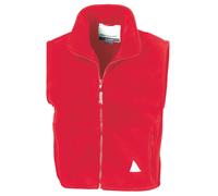 Result Junior Polartherm Bodywarmer fleece unlined reflective pockets size