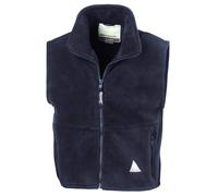 Result Junior Polartherm Bodywarmer fleece unlined reflective pockets size
