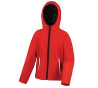 Result Junior TX Performance Windproof Hooded Softshell Jacket