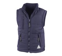 Result Junior ultra padded bodywarmer R088J - Concealed hood in collar