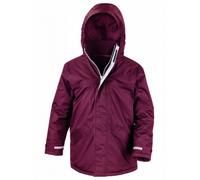 (7-8, Burgundy) Result Childrens/Kids Core Winter Parka Waterproof Windproof Jacket