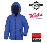 Result Kids' Padded Jacket - Lightweight Warm Hooded Coat, 4 Colours, Age 2-14