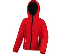 Result Junior TX Performance Hooded Softshell 7/8 Red/Black