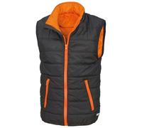 Result Kids' Result Core Thermal Gilet {R-R234J} - Black/Orange - Youth Small {5/6Yrs}