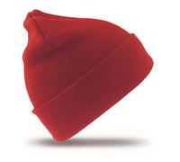 Result Kids Winter Essentials Heavyweight Knit Poly-Acrylic Wooly Ski Hat Red One Size