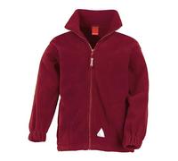 Result Kids/Youths Active Fleece Jacket Burgundy 4-6