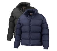 Result Ladiess Womens Down Feel Padded Jacket Coat Soft Feel Peached Outer