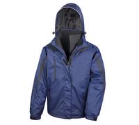 Result Mens 3-in-1 Journey Waterproof Windproof Jacket With Softshell Inner