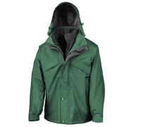 Result Men's 3-In-1 Zip Clip Jacket R68X - Winter Warm Hooded Waterproof Coat