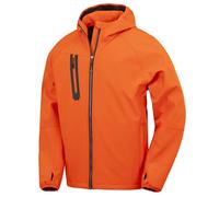 Result Men's 3 Layer Hooded Soft Shell Jacket in Pale Orange | Size: Small Result Pale Orange S