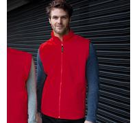 Result Men's Active Anti Pilling Fleece Bodywarmer Jacket in Red | Size: 2XL Result Red 2XL