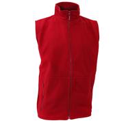 Result Men's Active Anti Pilling Fleece Bodywarmer Jacket in Red | Size: Large Result Red L