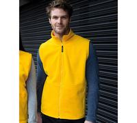 Result Men's Active Anti Pilling Fleece Bodywarmer Jacket in Yellow | Size: Medium Result Yellow M