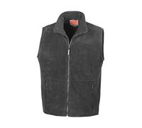 Result Mens Active Anti Pilling Fleece Bodywarmer Jacket (L) (Black)