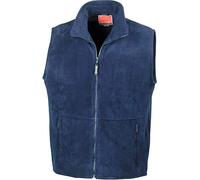 Result Men's Sleeveless Outdoor Gilet #4124 Plain Turtleneck Blue (Navy) X-Large