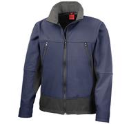 (L, Navy) Result Mens Activity Soft Shell Jacket