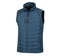 Result Men's Black Compass Padded Soft Shell Gilet in Mid Navy | Size: 2XL Result Mid Navy 2XL