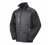 Result Mens Black Compass Padded Soft Shell Jacket / N/A N/A PC3326