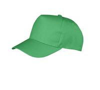Result Men's Boston 5 Panel Baseball Cap in Green Result Green One Size