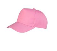 Result Men's Boston 5 Panel Baseball Cap in Pink Result Pink One Size