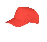 Result Men's Boston 5 Panel Baseball Cap in Red Result Red One Size