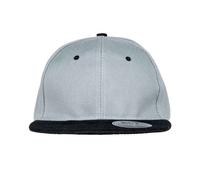 Result Men's Bronx Contrast Snapback Cap in Mid Grey Result Mid Grey One Size