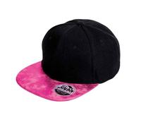 Result Men's Bronx Glitter Flat Peak Snapback Cap in True Black Result True Black One Size