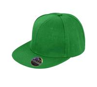 Result Men's Bronx Original Flat Peak Snapback Cap in Emerald Result Emerald One Size