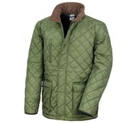 Result Mens Cheltenham Gold Fleece Lined Quilt Jacket Water / N/A N/A BC2049