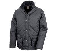 Result Men's Cheltenham Padded Jacket in Black | Size: Medium Result Black M