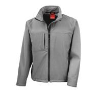 Classic Soft Shell Jacket Result Grey 4XL