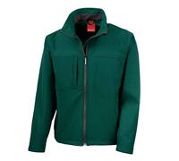 Result Men's Classic Soft Shell Jacket in Bottle Green | Size: 4XL Result Bottle Green 4XL