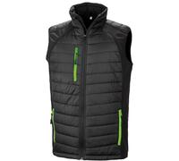 Result Men's Compass Softshell Padded Gilet in Dark Brown | Size: XL Result Dark Brown XL