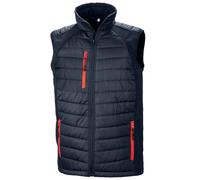 Result Men's Compass Softshell Padded Gilet in Grey | Size: Large Result Grey L
