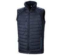 Result Men's Compass Softshell Padded Gilet in Mid Navy | Size: XS Result Mid Navy XS