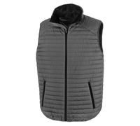 Result Men's Contrast Mid Blue Gilet in Grey | Size: Large Result Grey L