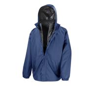 (L, Navy Blue) Result Mens Core 3-in-1 Jacket With Quilted Bodywarmer Jacket