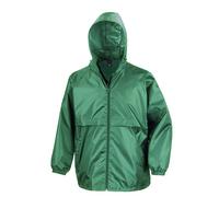 (S, Emerald) Result Mens Core Adult Windcheater Water Repellent Windproof Jacket