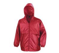 (L, Red) Result Mens Core Adult Windcheater Water Repellent Windproof Jacket