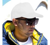 Result Men's Core Boston 5 Panel Printers Baseball Cap in White Result White One Size