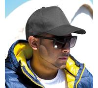 Result Men's Core Boston 5 Panel Printers Baseball Cap Pack of 2 in Black Result Black One Size