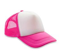 Result Men's Core Detroit 1 2 Mesh Truckers Cap in Pink Result Pink One Size