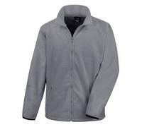 (L, Pure Grey) Result Mens Core Fashion Fit Outdoor Fleece Jacket