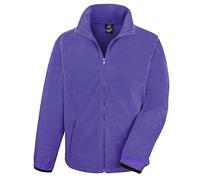(M, Purple) Result Mens Core Fashion Fit Outdoor Fleece Jacket