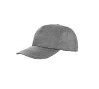 Result Men's Core Houston 5 Panel Printers Baseball Cap in Mid Grey Result Mid Grey One Size