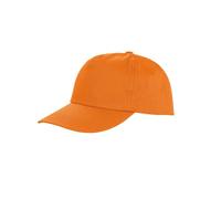 Result Men's Core Houston 5 Panel Printers Baseball Cap in Orange Result Orange One Size