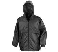 Result Men's Core Lightweight Waterproof Shield Windproof Jacket in Black | Size: Medium Result Black M